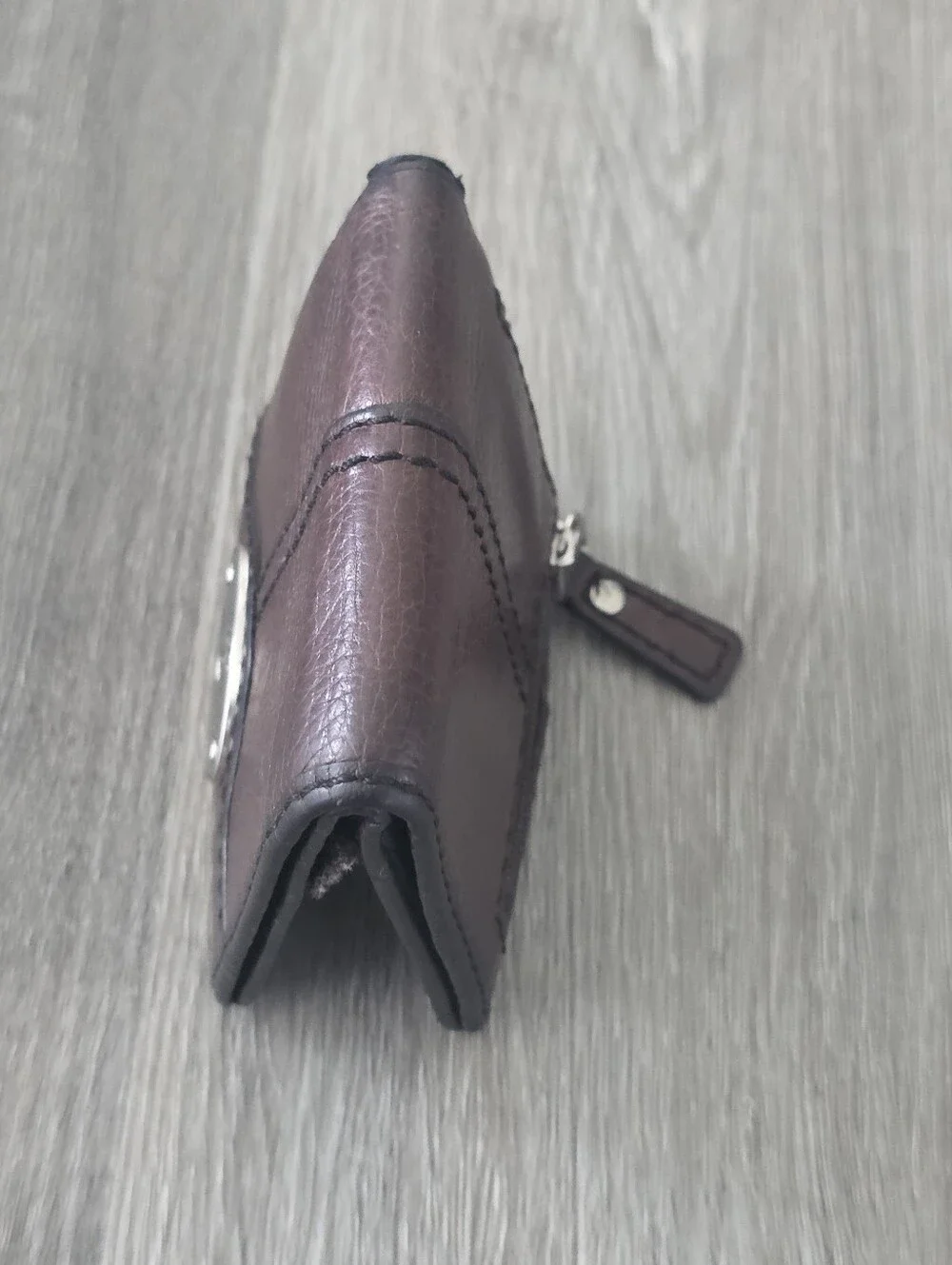 Fossil Unisex Brown Leather Wallet